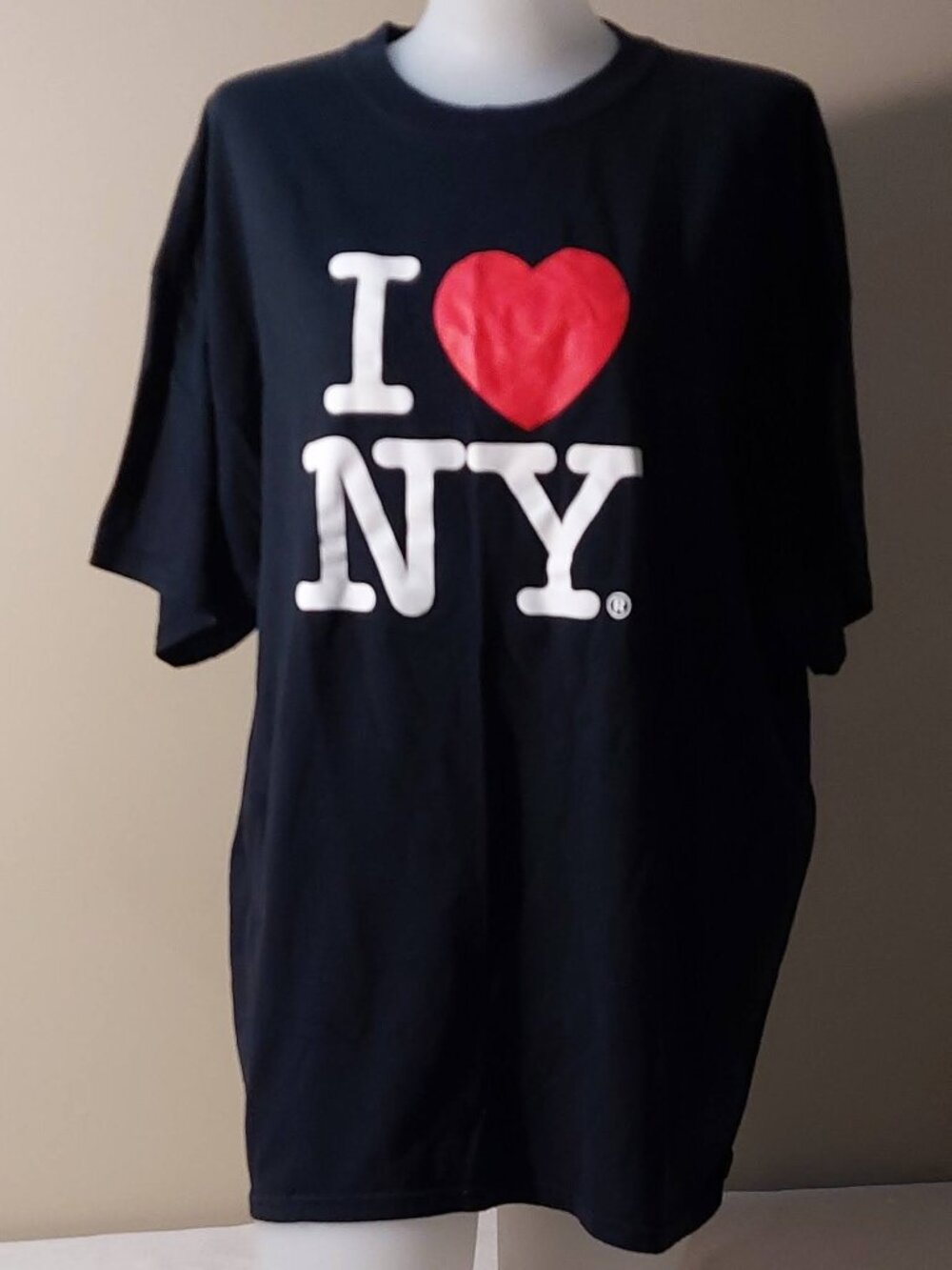 Gildan Black "I ❤️ NY" 100% Cotton Short-Sleeve Tee-shirt Size: XL